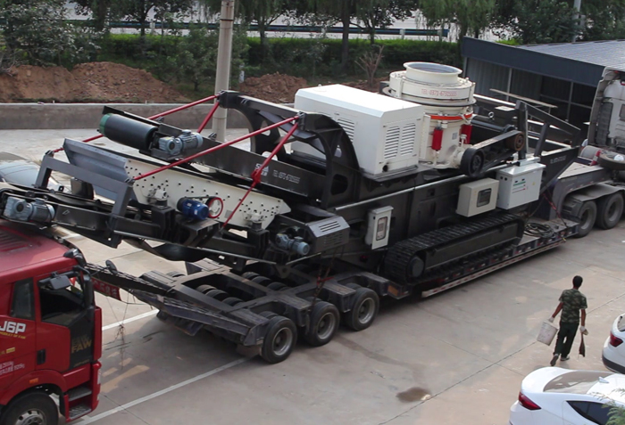 履带移动圆锥破碎站