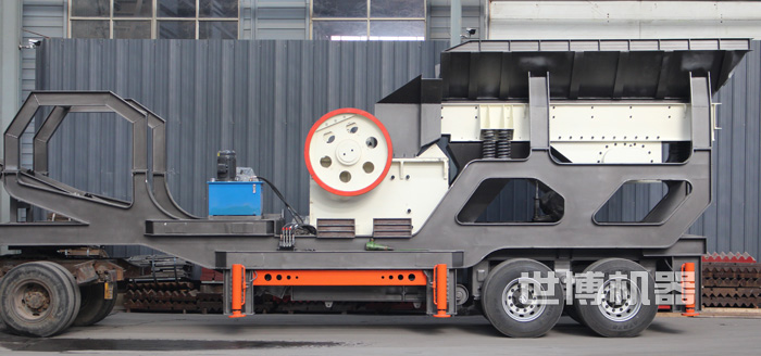轮胎式移动颚破破碎站