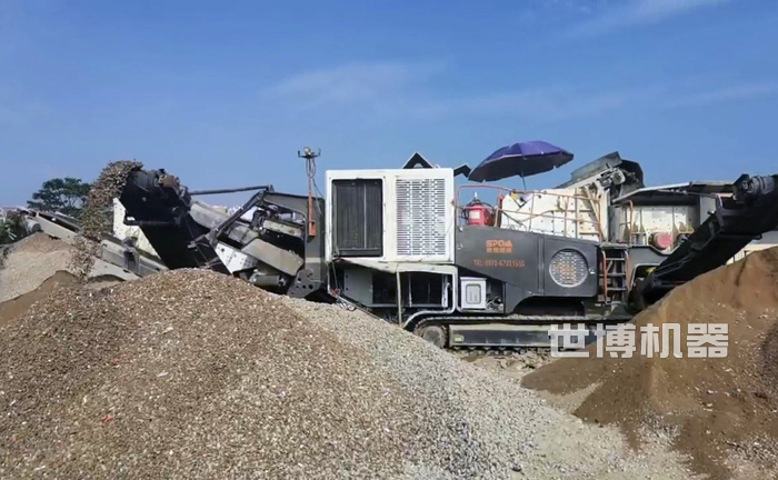 建筑垃圾粉碎机粉碎生产石子