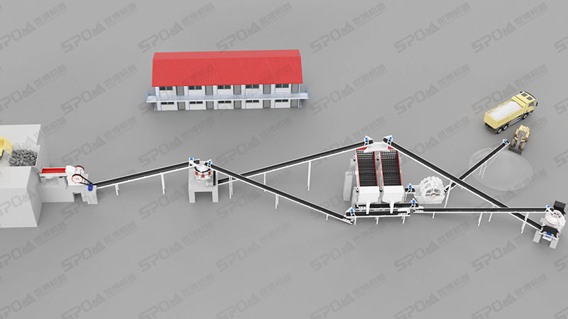 砂石生产线图纸
