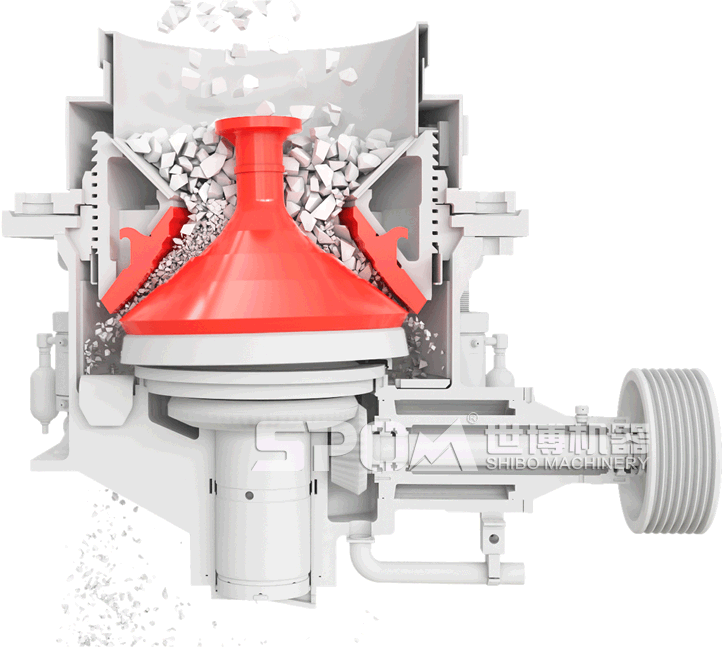 圆锥破碎机工作原理