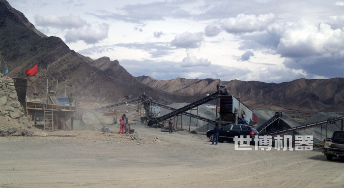 生产石子和石粉的生产线