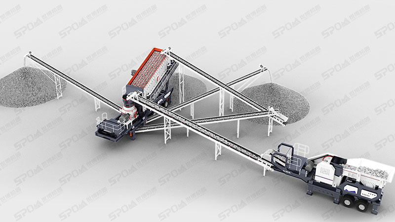 移动破碎生产线