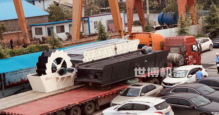 石子筛分机发货中