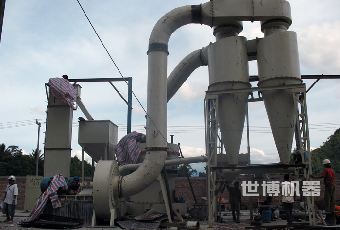 磨粉生产线即将安装完毕