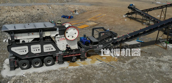 移动式鄂破站安装现场