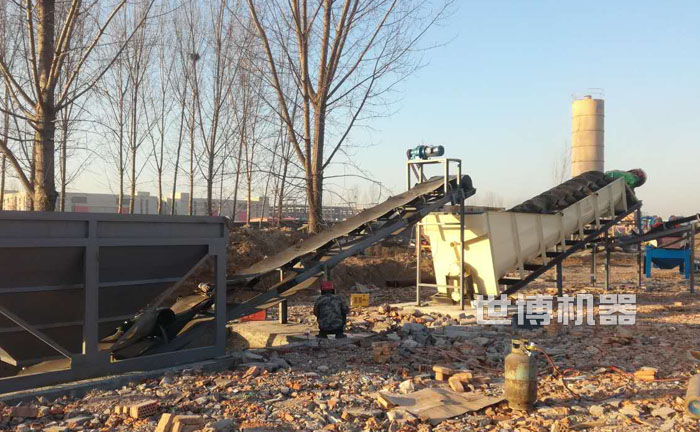 皮带输送机连接螺旋输送机