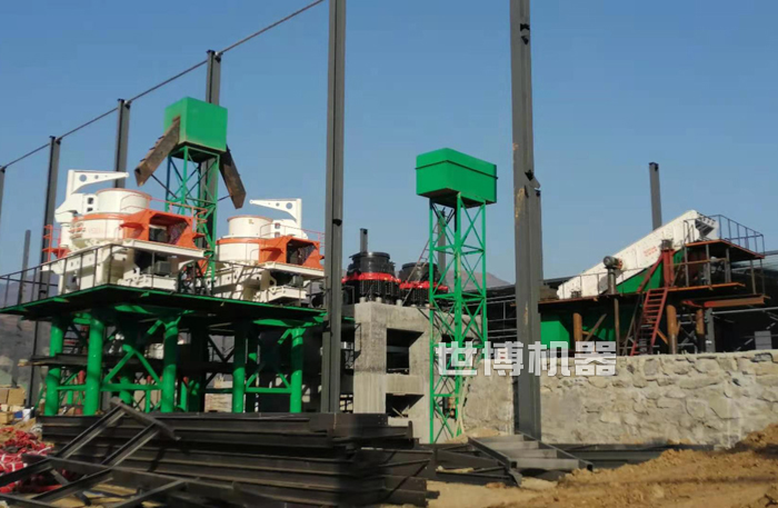 双机并联打砂机