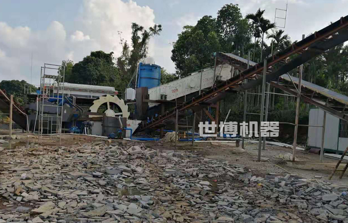 轮斗洗砂机串联使用