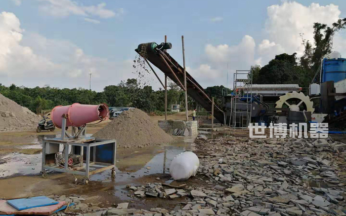洗沙厂现实场景