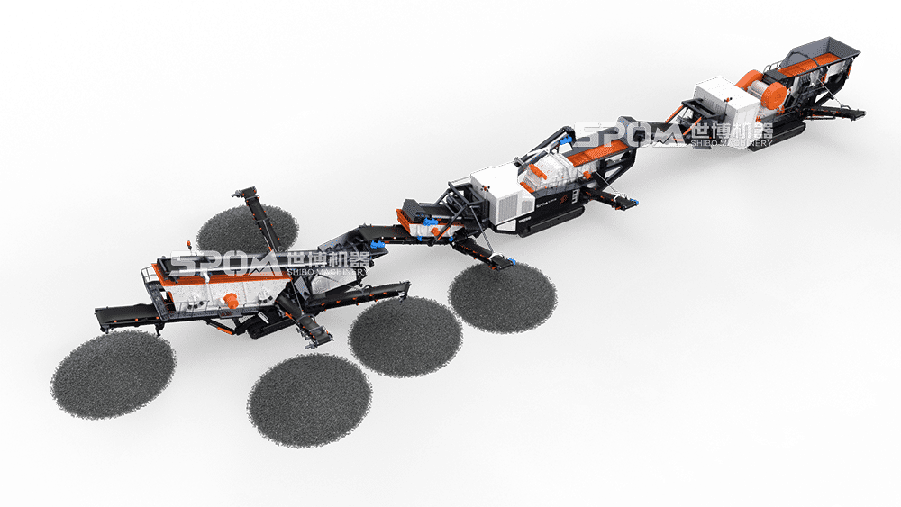 履带式反击破多机组合