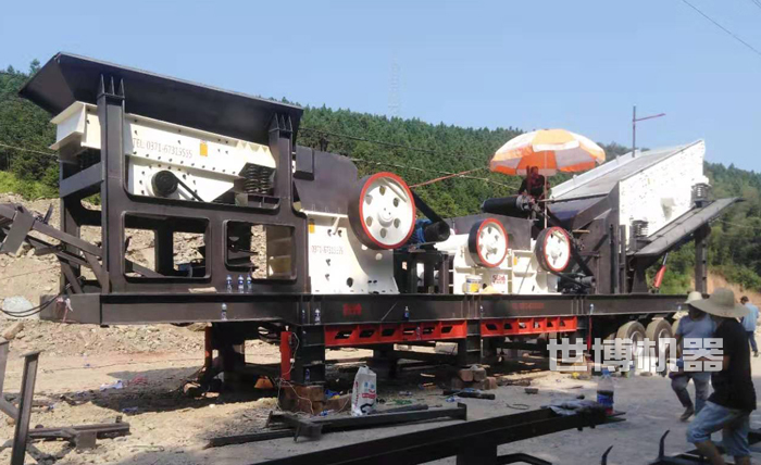 移动式颚破粗碎细碎一体机