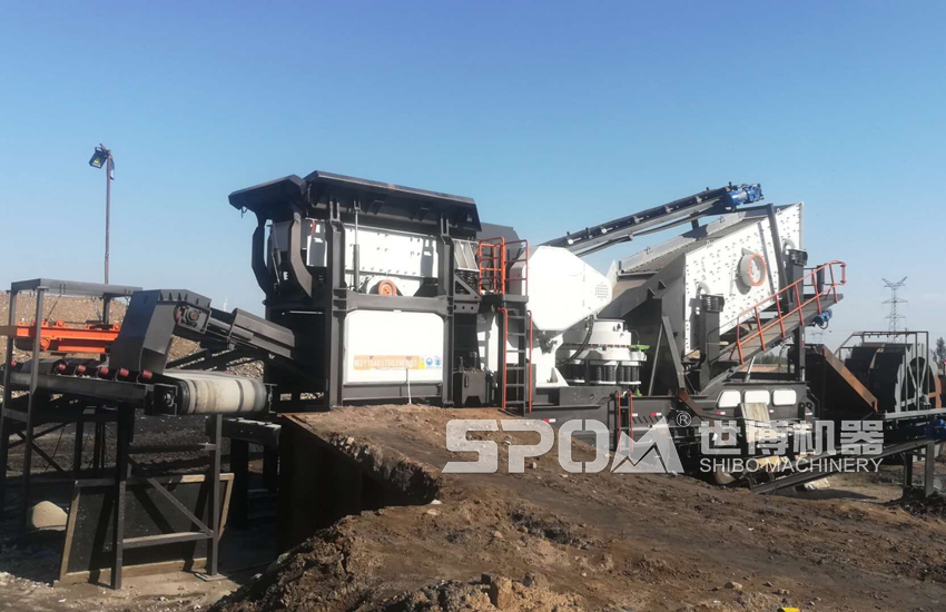 颚破圆锥破四组合破碎站