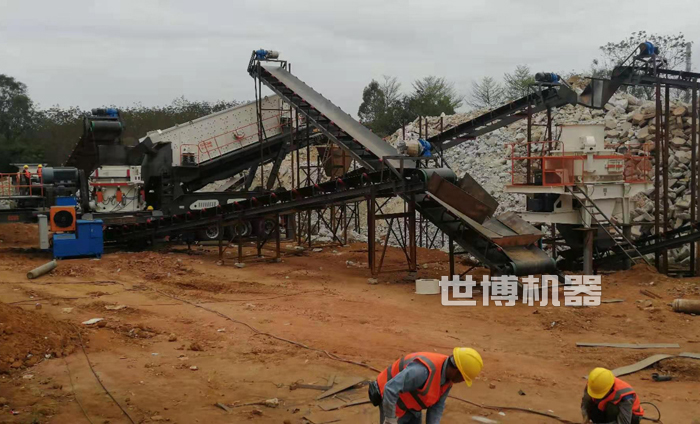 制砂生产线现场图