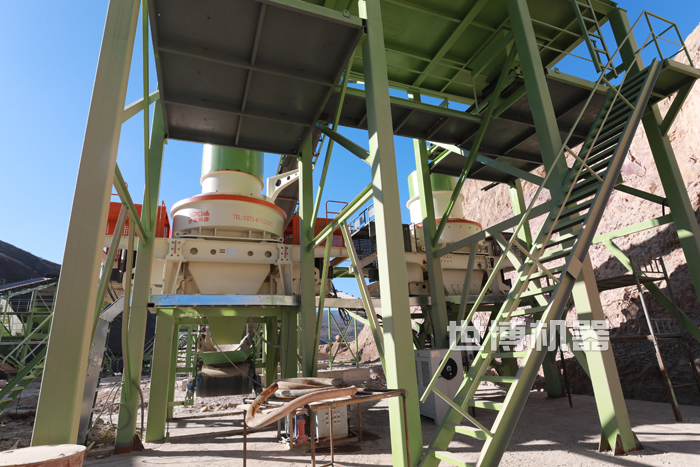 制砂生产线安装现场