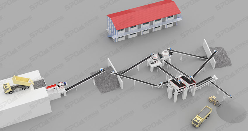 河卵石水洗砂生产线配置