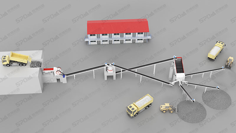 石子生产线流程图