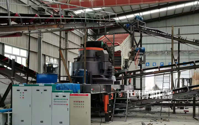 移动制砂机驻马店安装现场