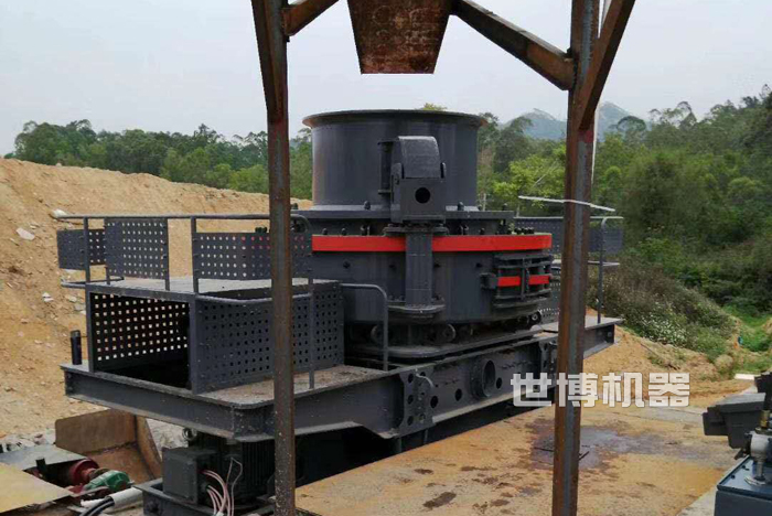 9526制砂机在固定式生产线中使用