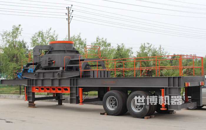 移动式制砂站搭载1150制砂机