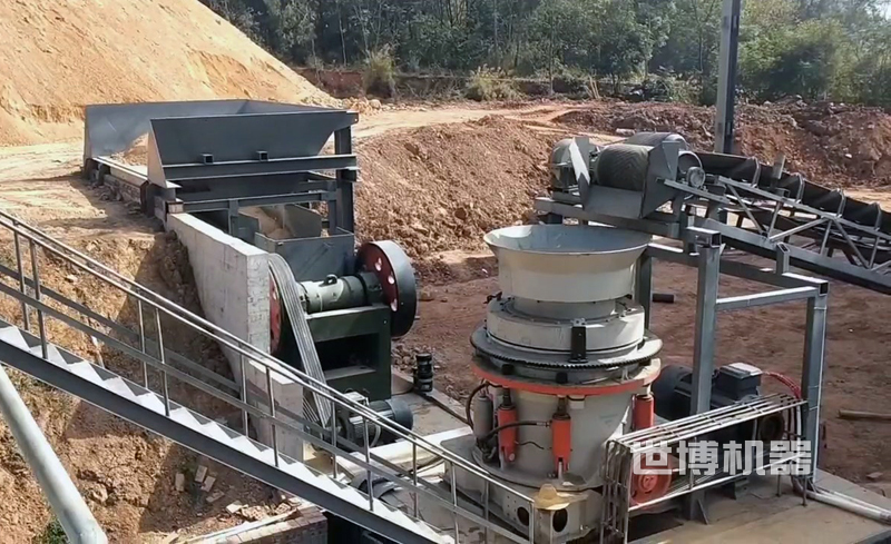 hp圆锥破碎机安装现场