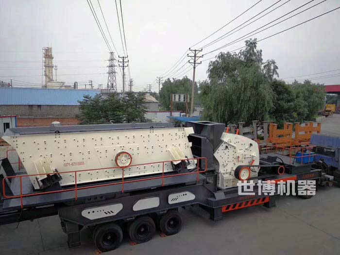 反击式轮胎移动破碎站