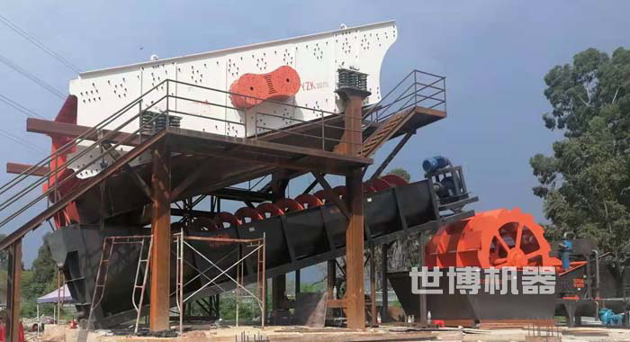 螺旋洗砂与轮斗洗砂搭配使用