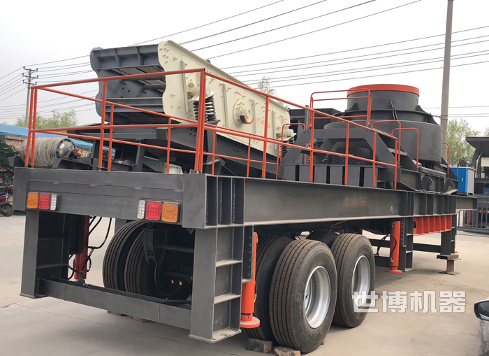 移动式制砂机正在发货