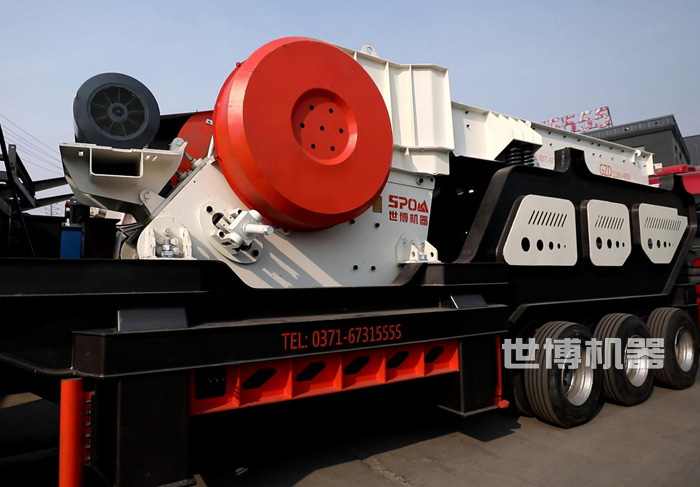 轮胎式移动颚破