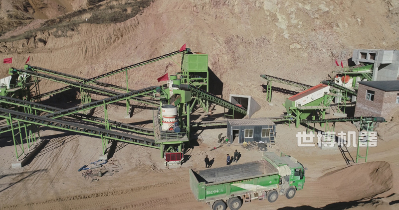 山西制砂生产线配置单缸圆锥破与制砂机