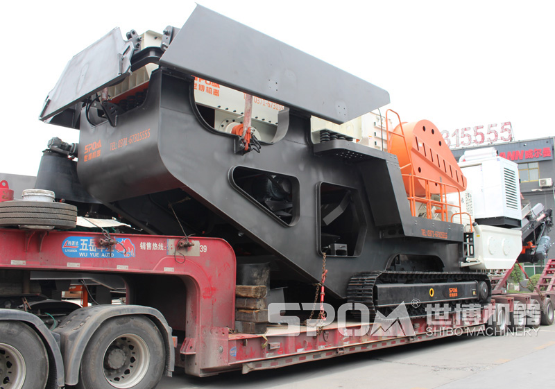 履带颚破发往客户现场