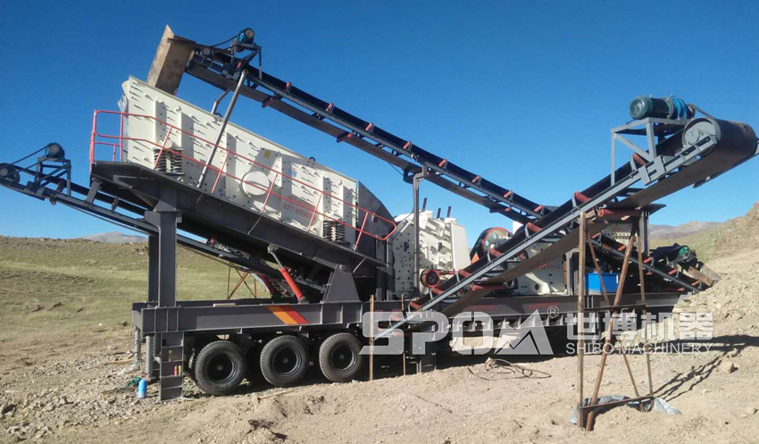 四组合破碎车颚破反击破搭配