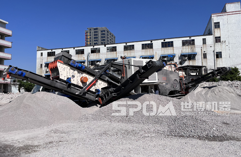 履带式建筑垃圾破碎机