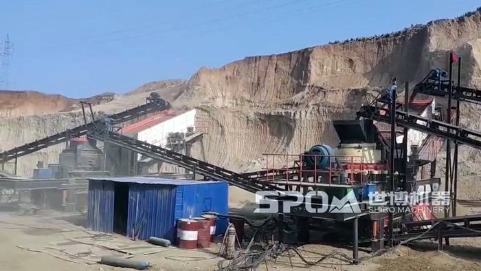 移动式破碎制砂生产线现场图片