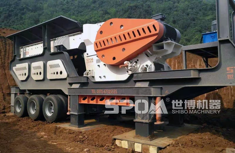 轮胎式移动SC106L颚破破碎站