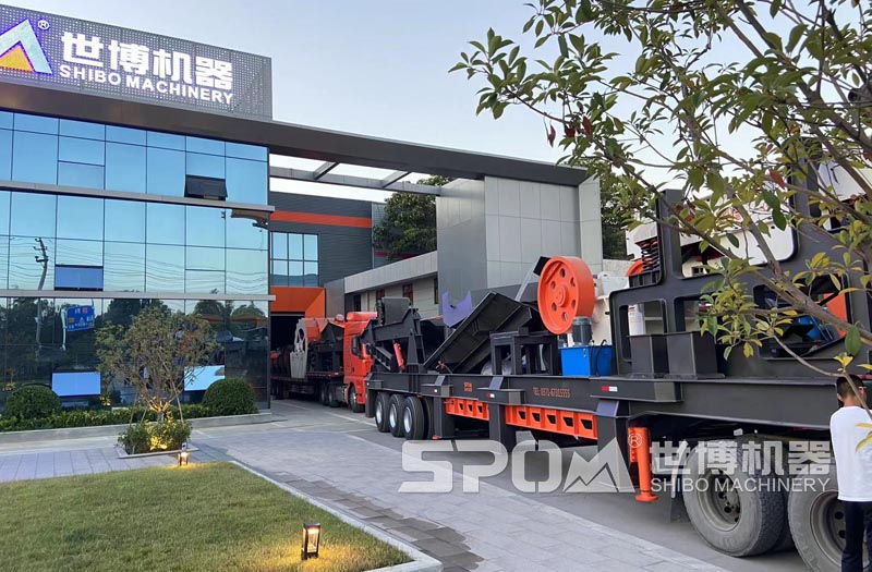 内蒙制砂生产线发货现场