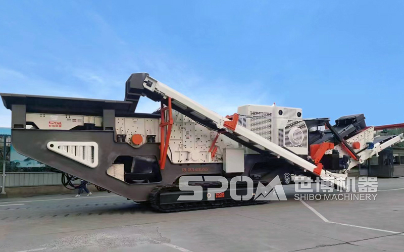 履带反击破，履带大口移动破碎站