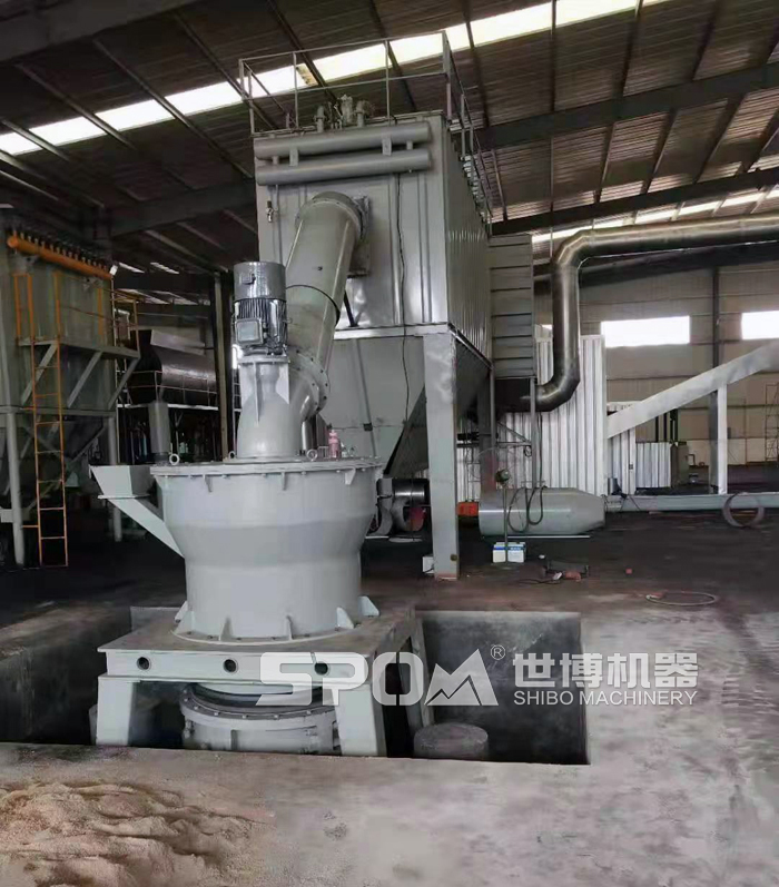 超细磨粉机安装现场