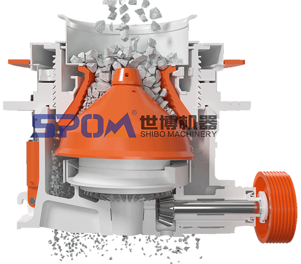 HP圆锥破碎机工作原理
