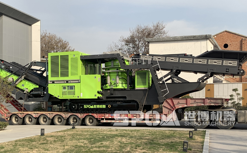 履带式石头破碎机