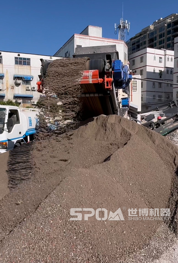 建筑垃圾粉碎后的细沙