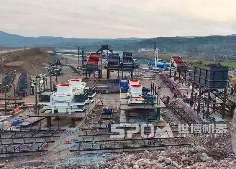 砂石生产线现场